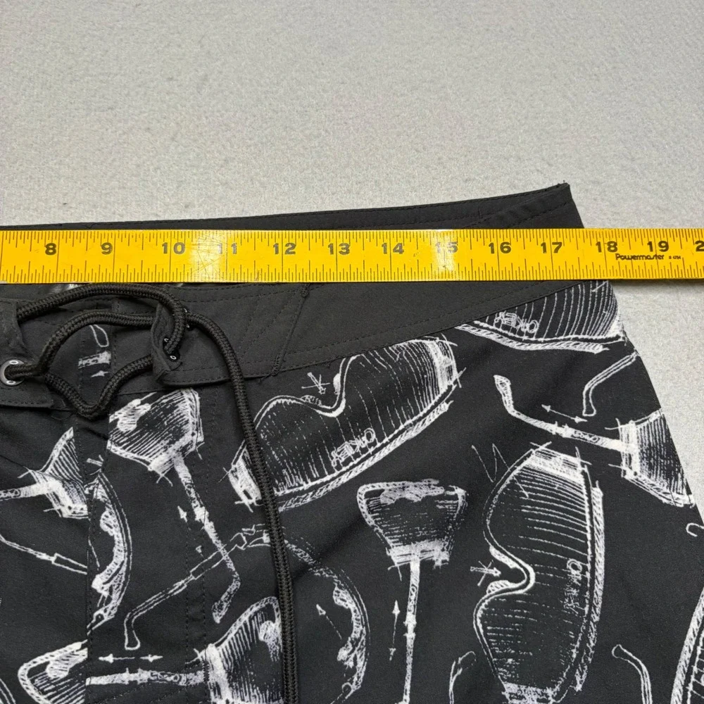 Oakley Board‎ Shorts Mens 34 Black Factory Pilot Sunglasses Print Swim Trunks